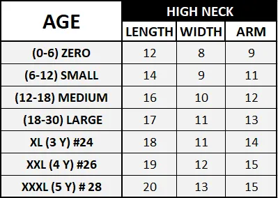 1 PC Vest High Neck FULL Sleeves for Babies