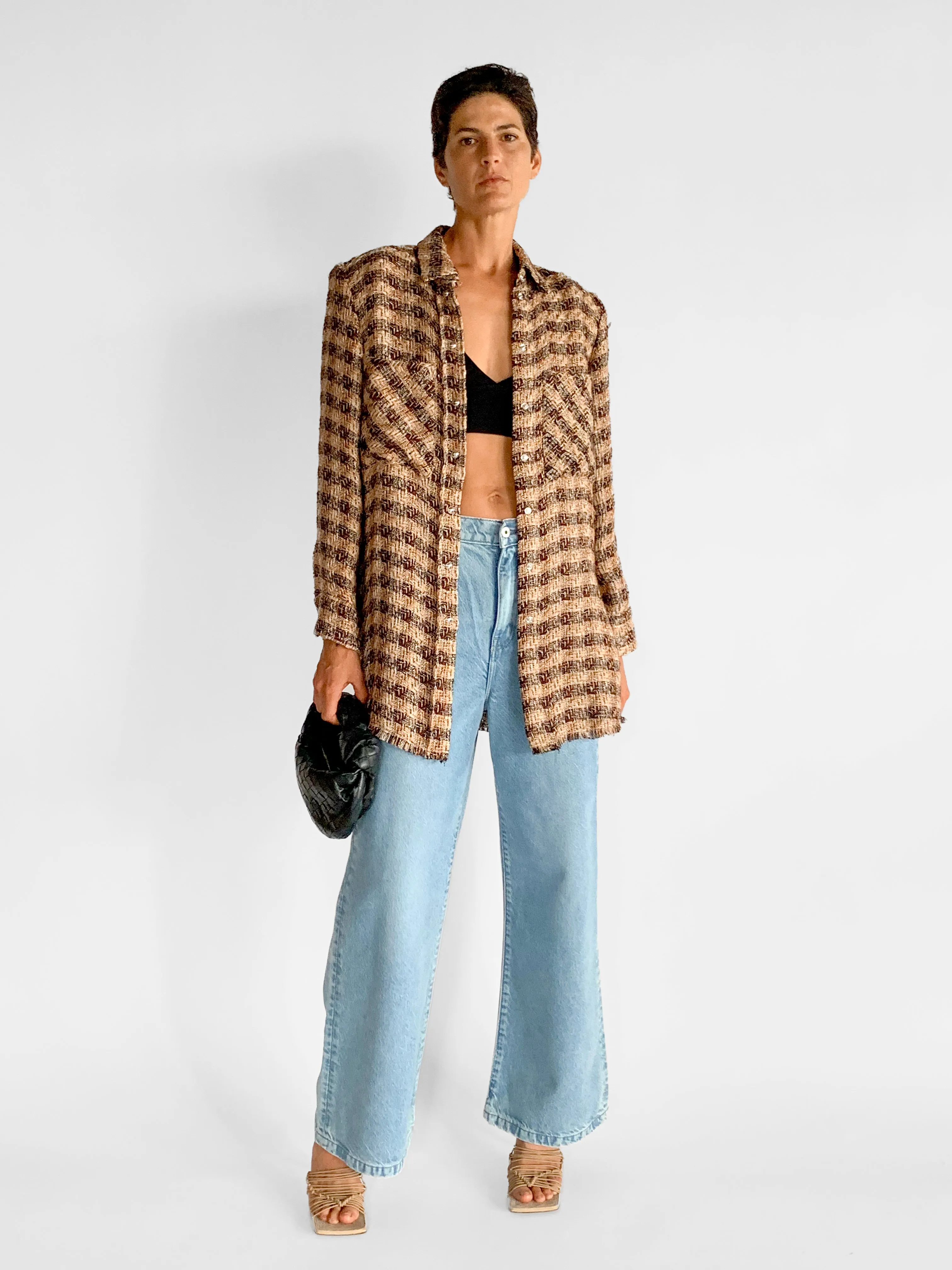 Lurex Woven Shacket