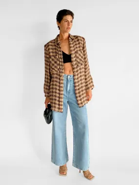 Lurex Woven Shacket