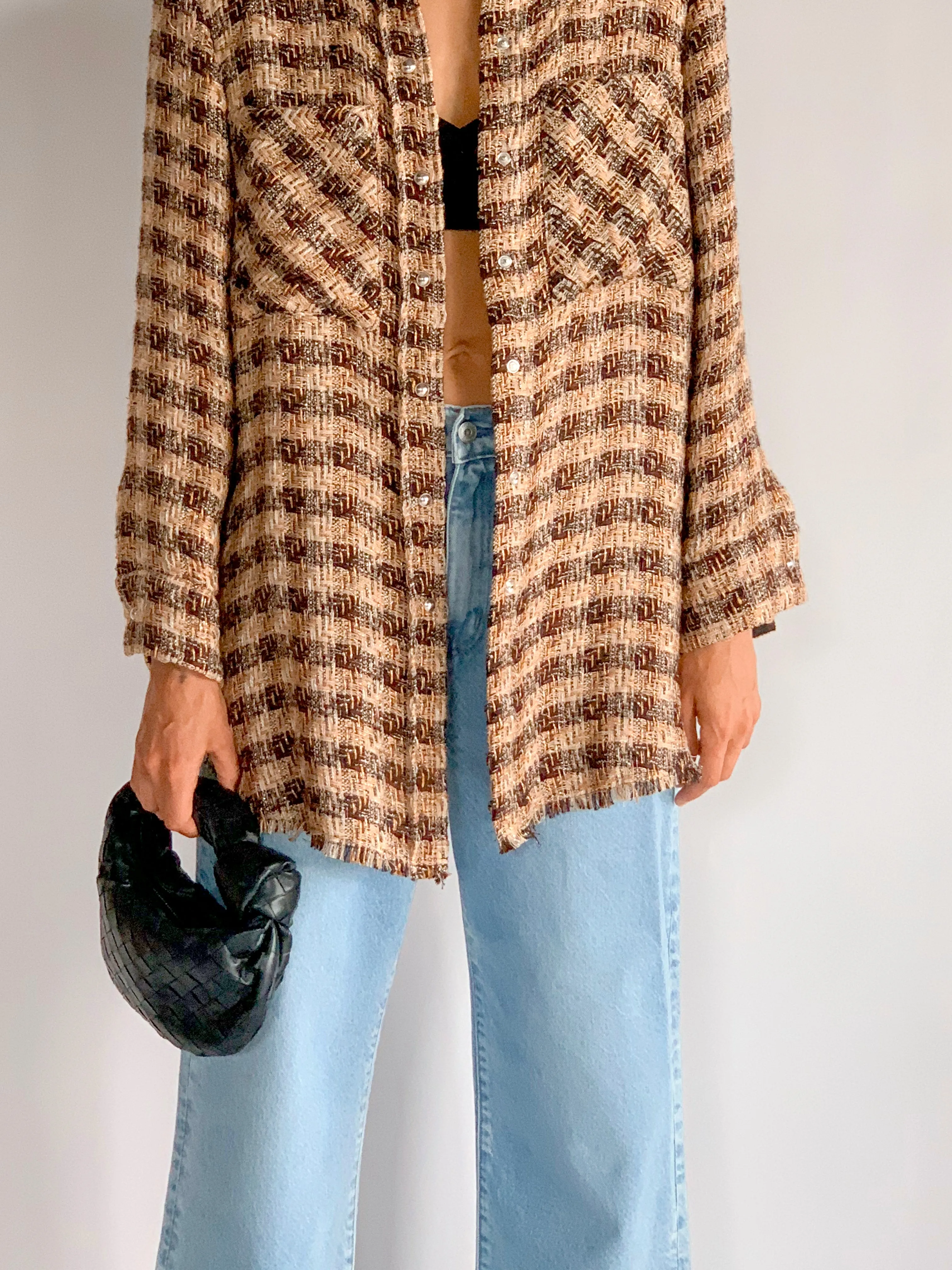Lurex Woven Shacket