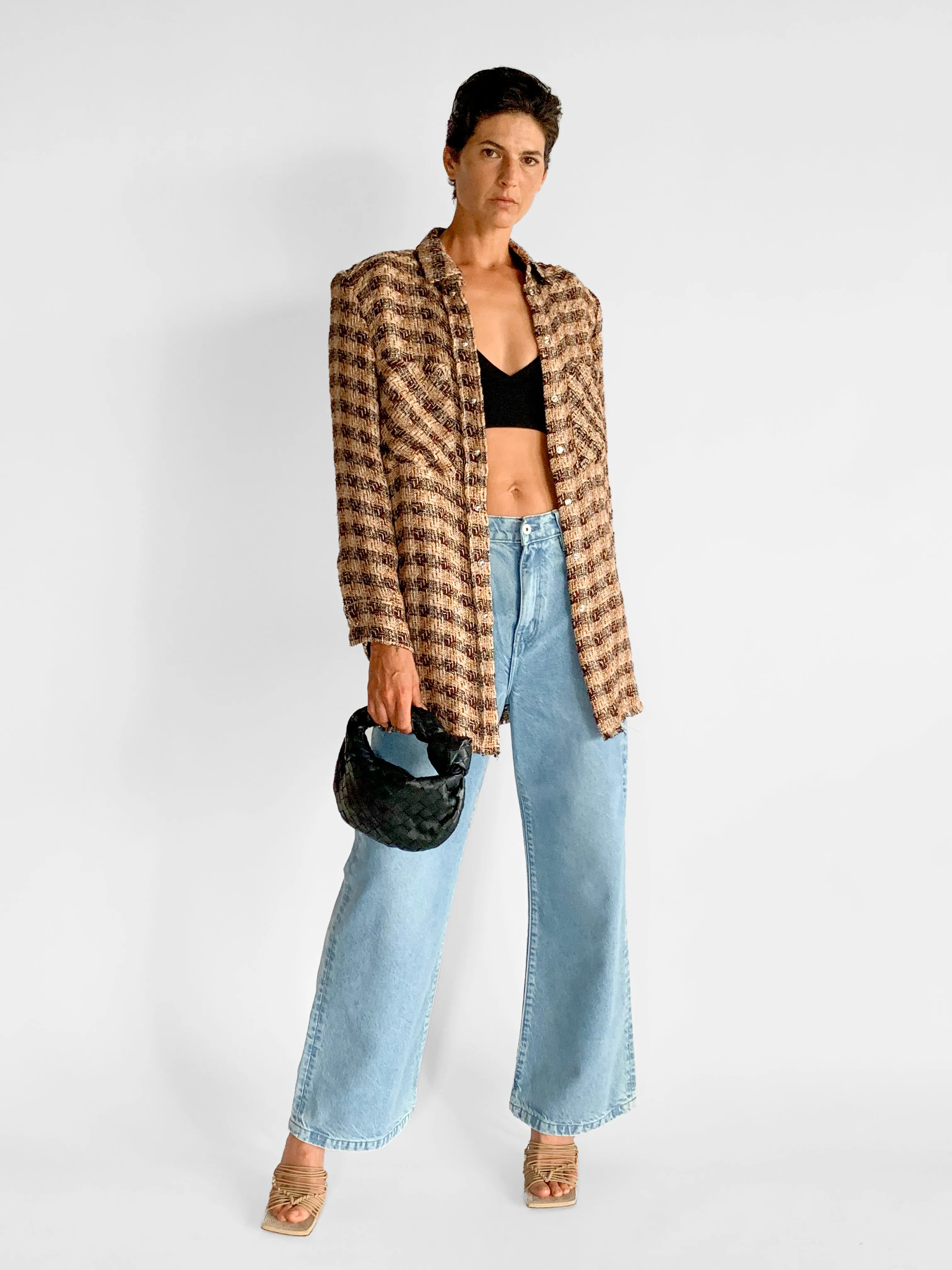 Lurex Woven Shacket