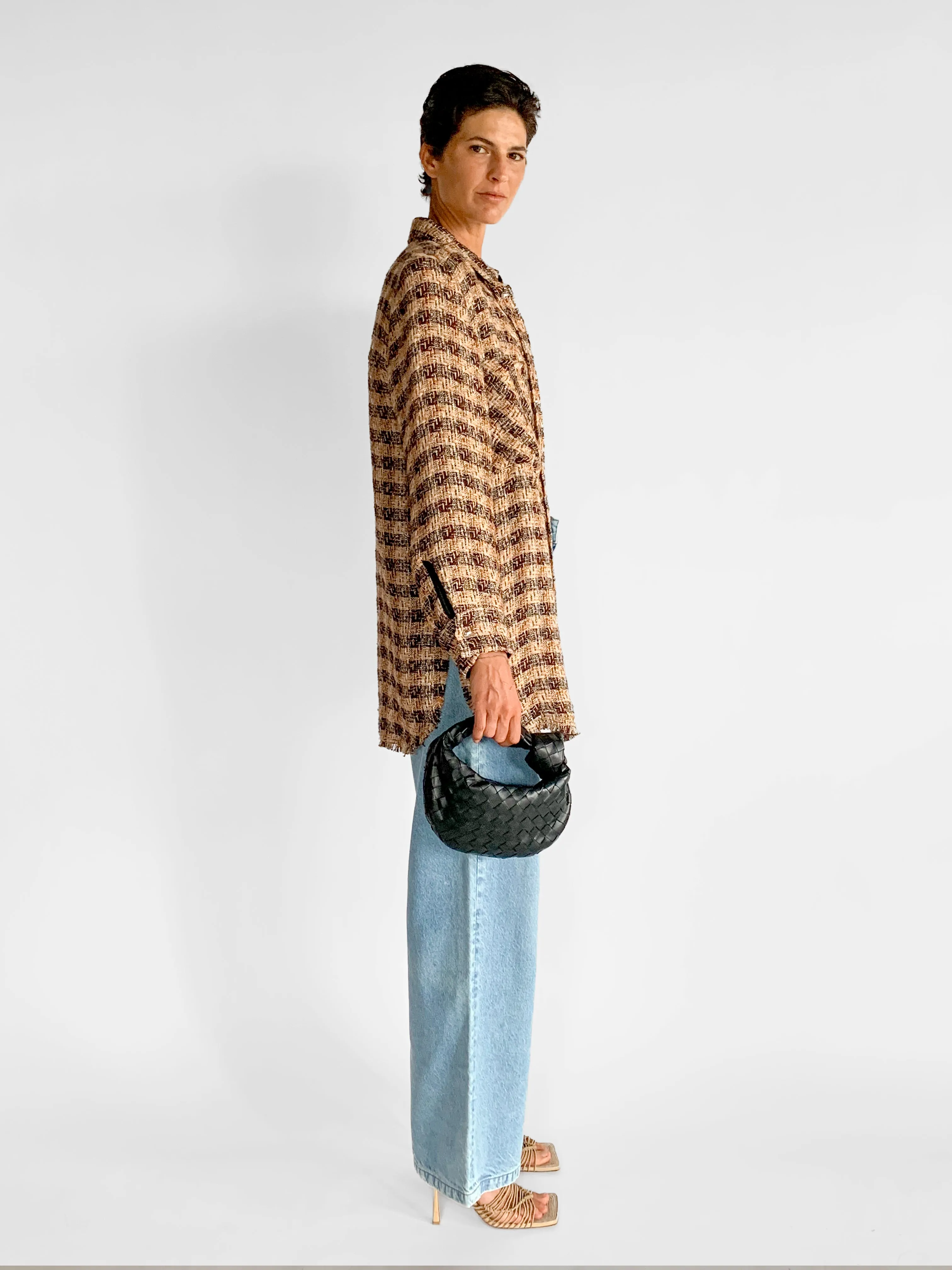 Lurex Woven Shacket