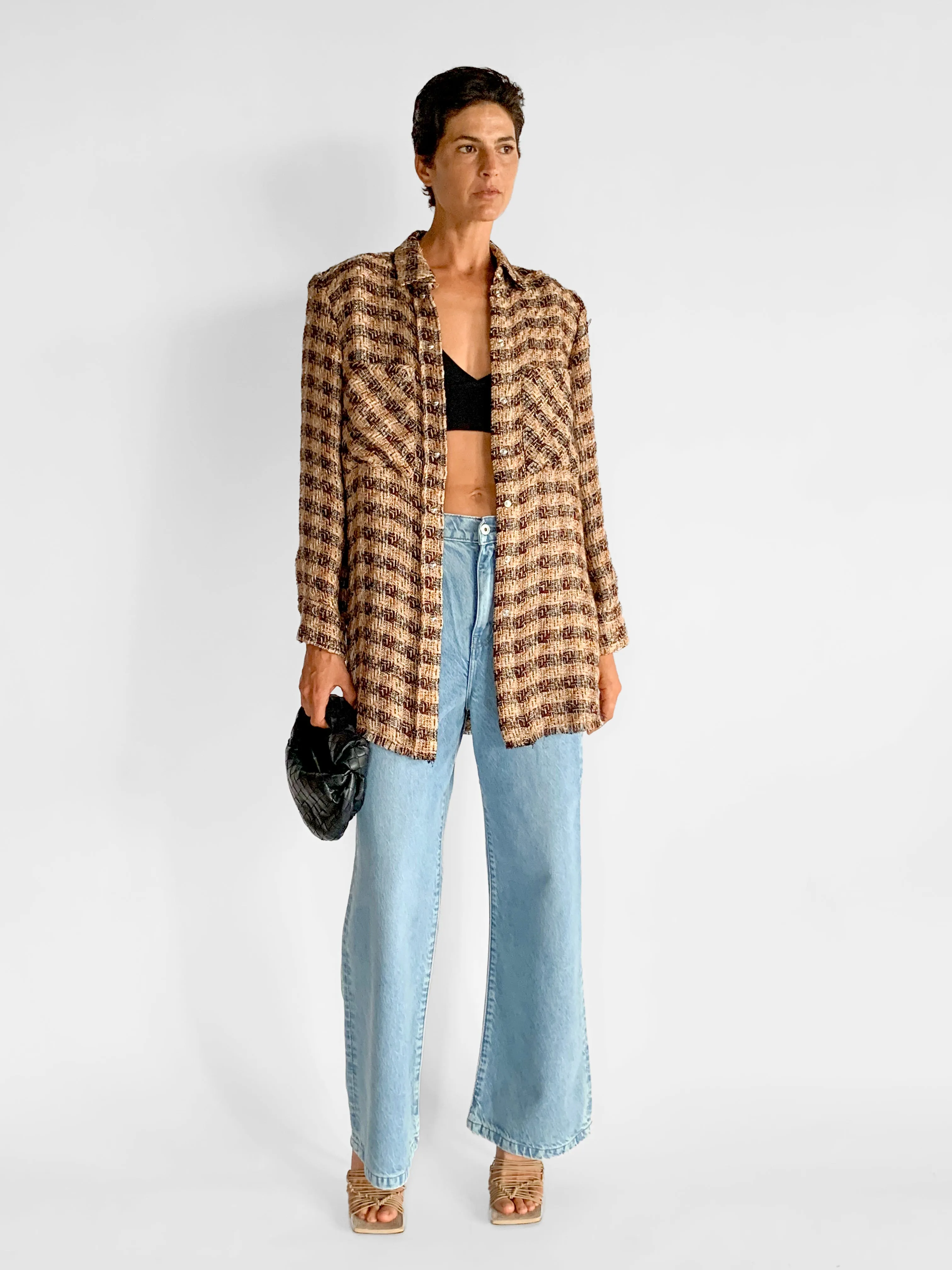 Lurex Woven Shacket