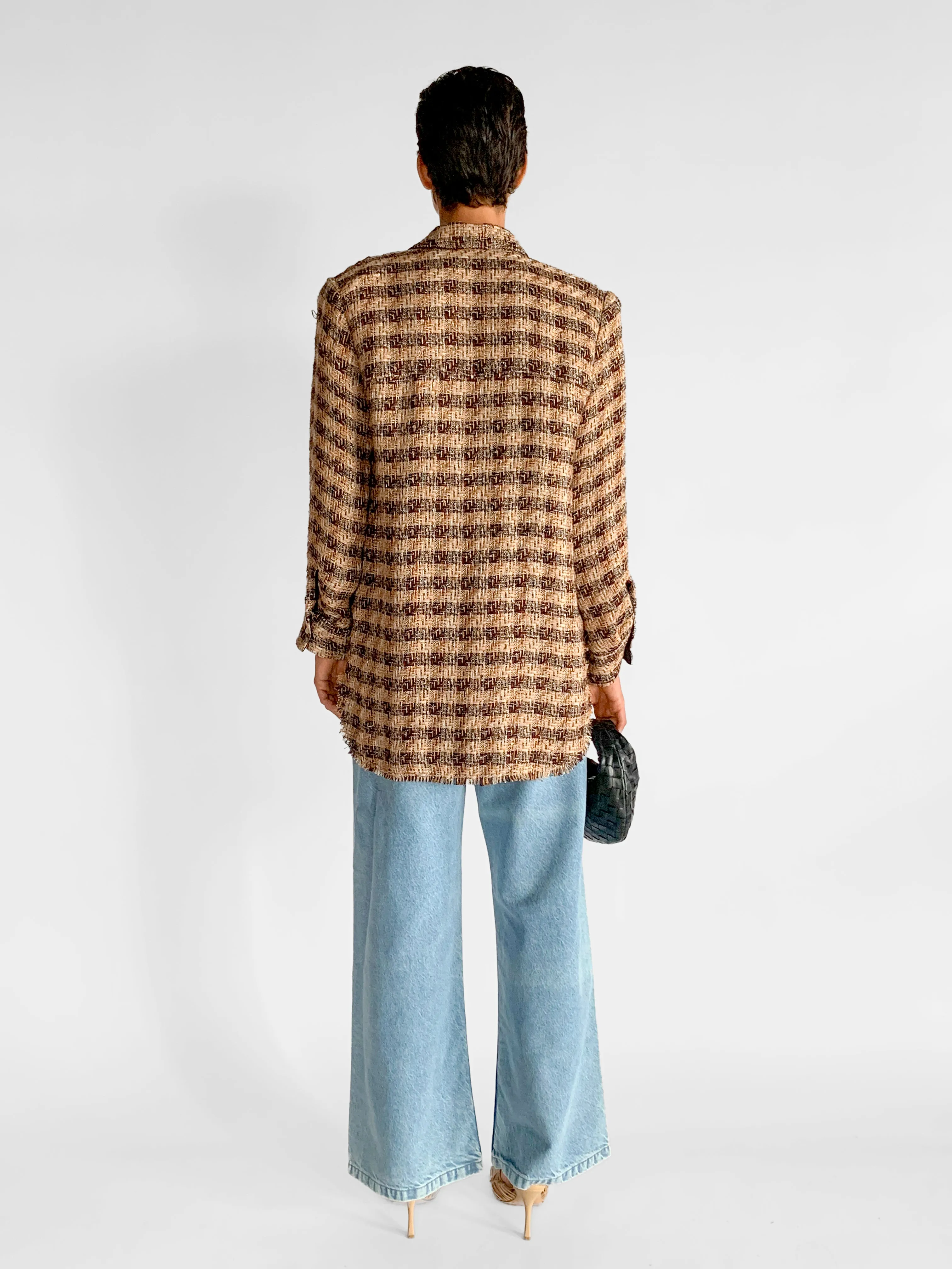 Lurex Woven Shacket