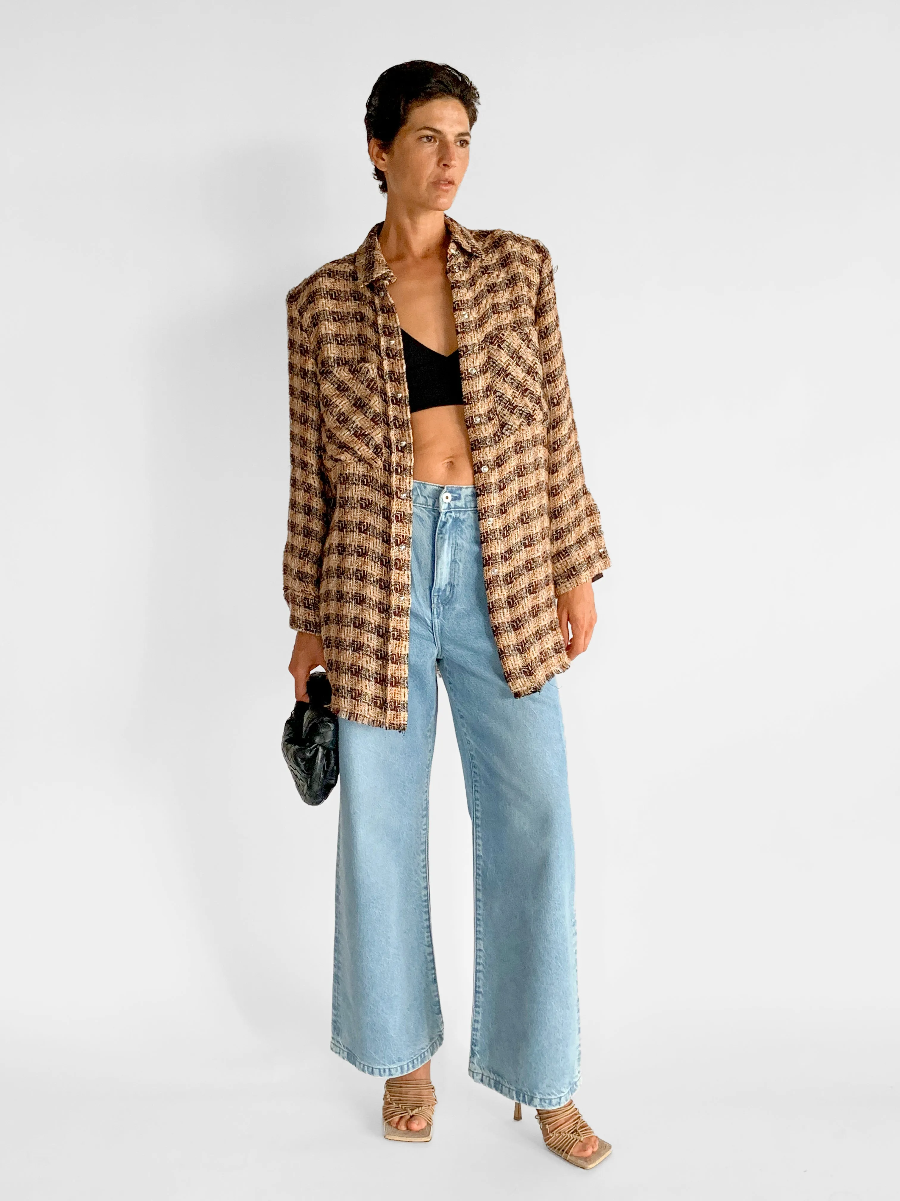 Lurex Woven Shacket