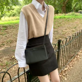 Plain Women's Knitted Winter V-Neck Vest