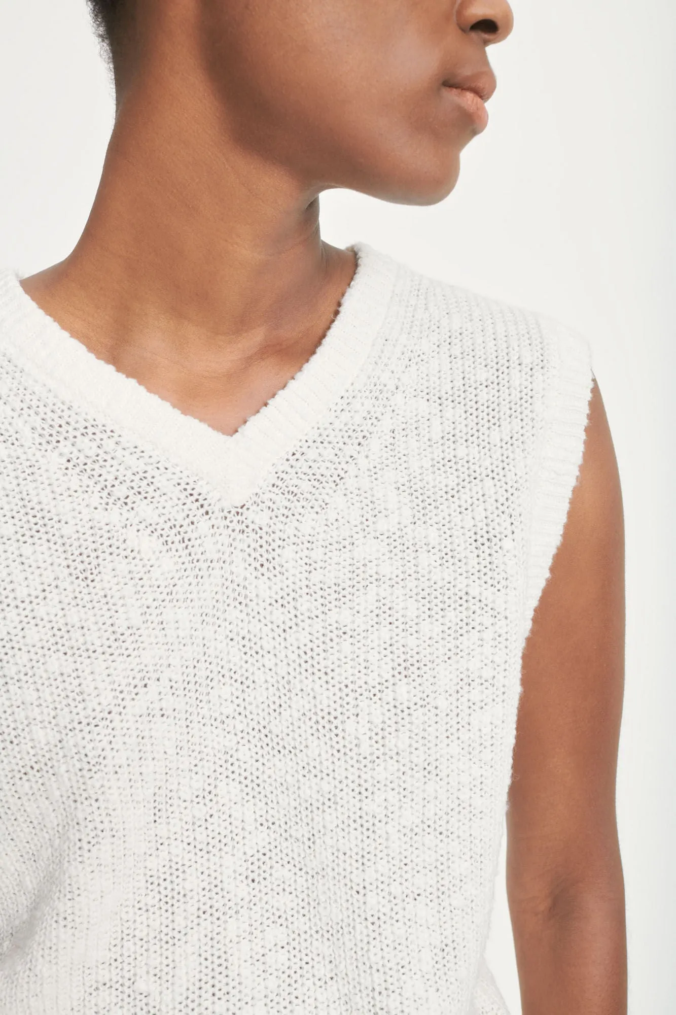 Samsøe Samsøe - Zoey Vest - Antique White