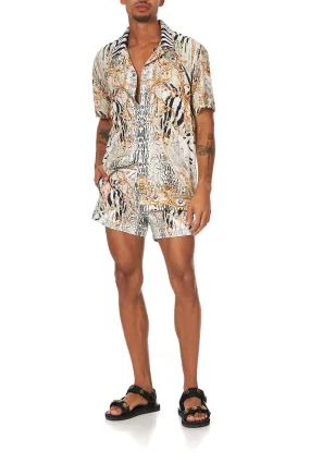 SHORT SLEEVE CAMP COLLARED SHIRT GATES OF GLORY