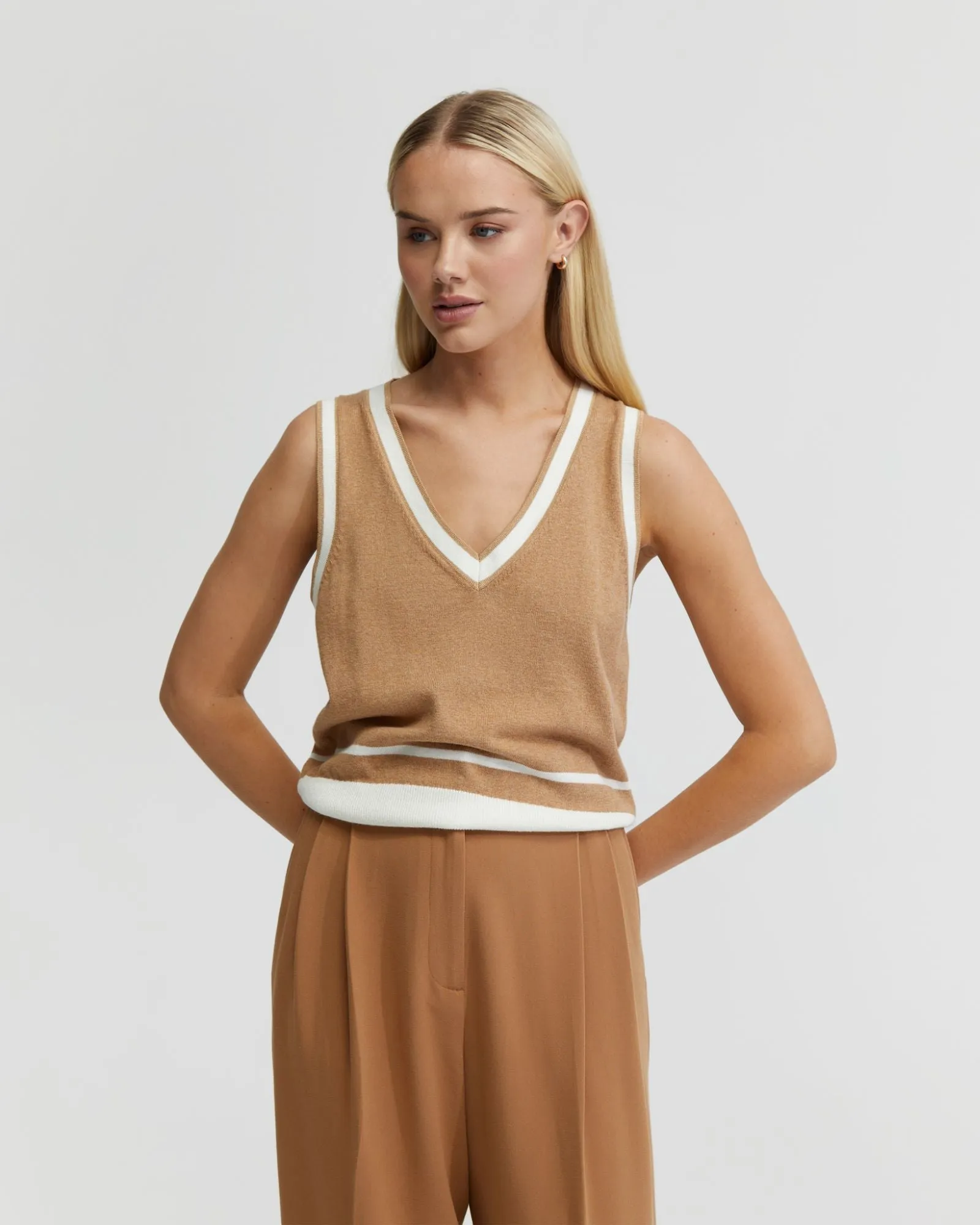 Tatiana Cashmere Blend Vest