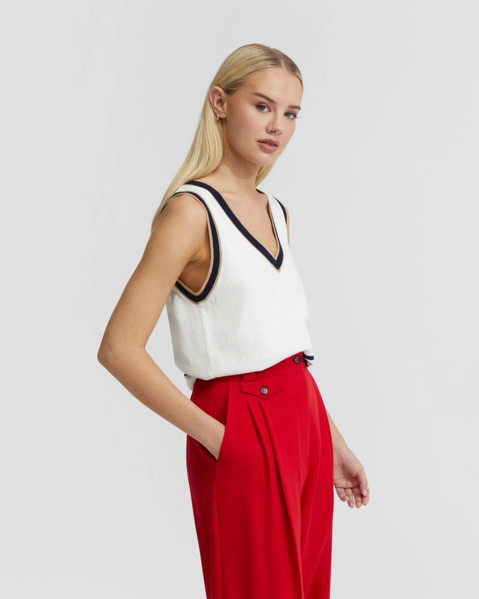 Tatiana Cashmere Blend Vest